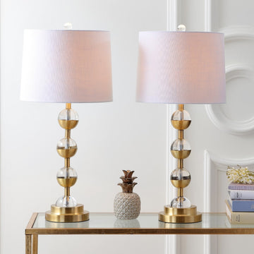 Avery 27.5" Crystal LED Table Lamp - JONATHAN Y